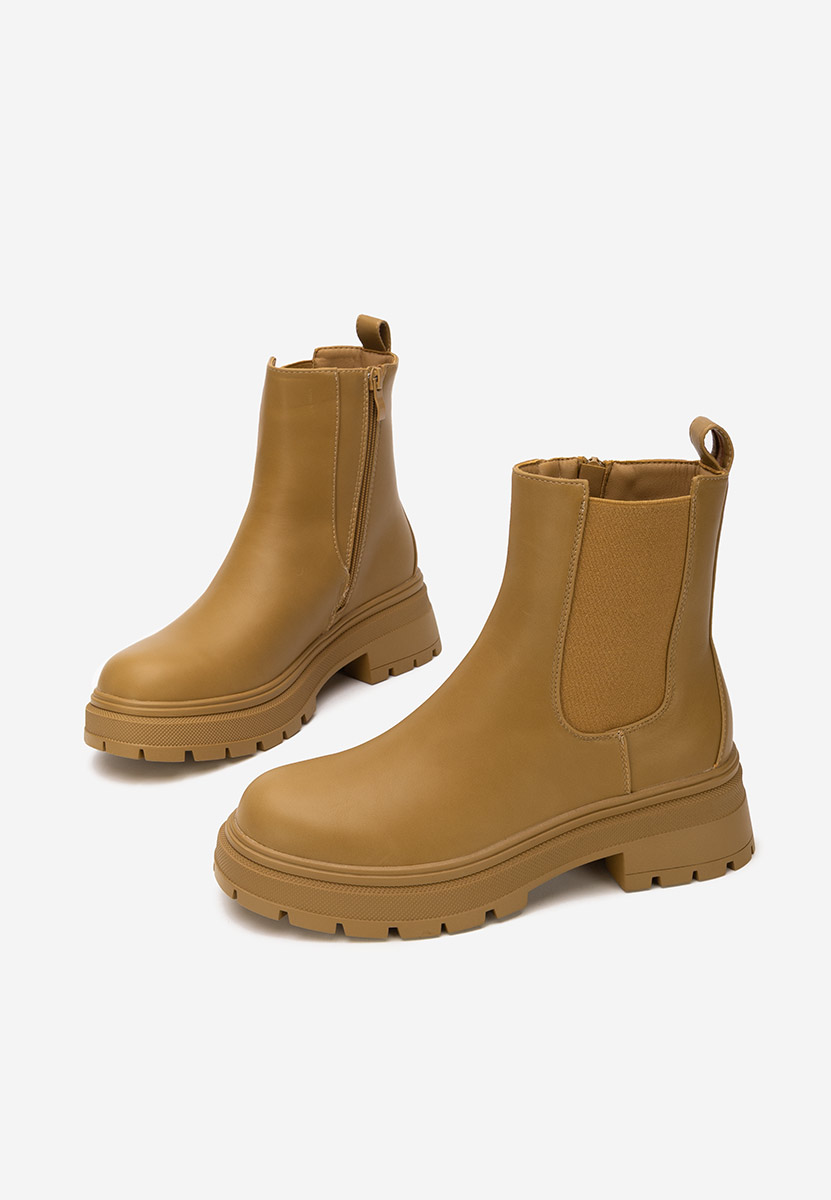 Дамски боти Novria каки