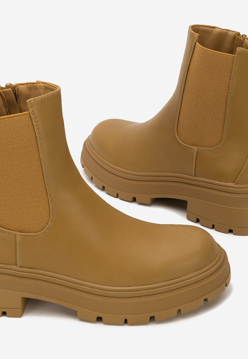 Дамски боти Novria каки