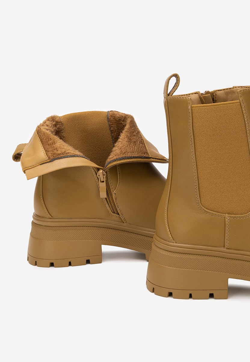 Дамски боти Novria каки