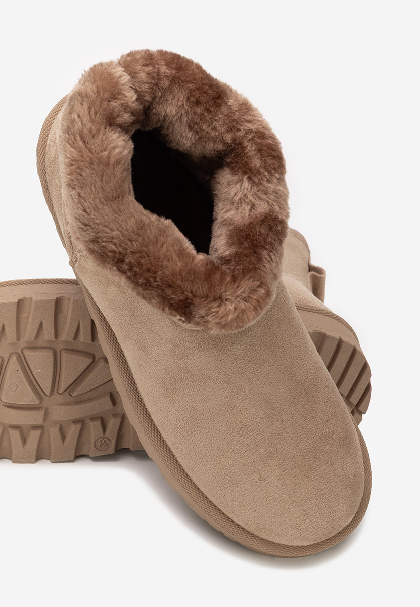 Зимни дамски Ботинки Patty каки