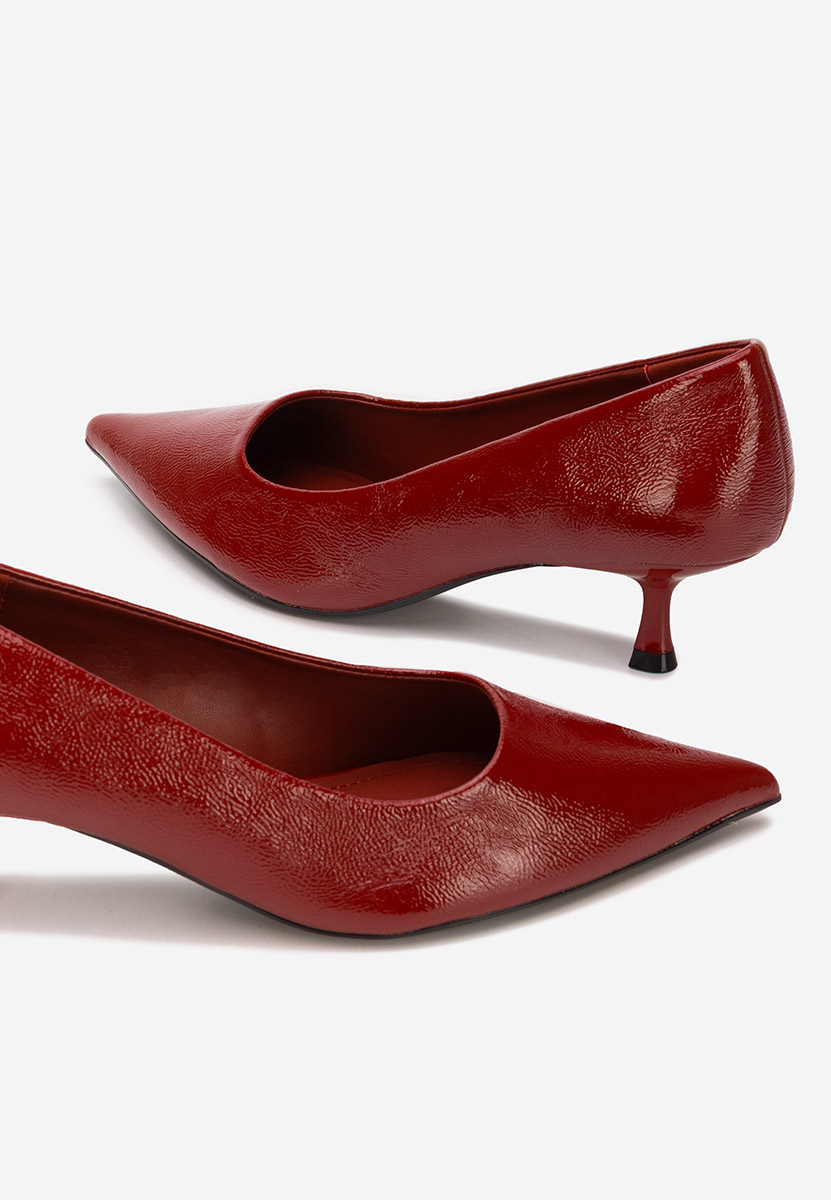 Oбувки на нисък ток Dianela Винено червено