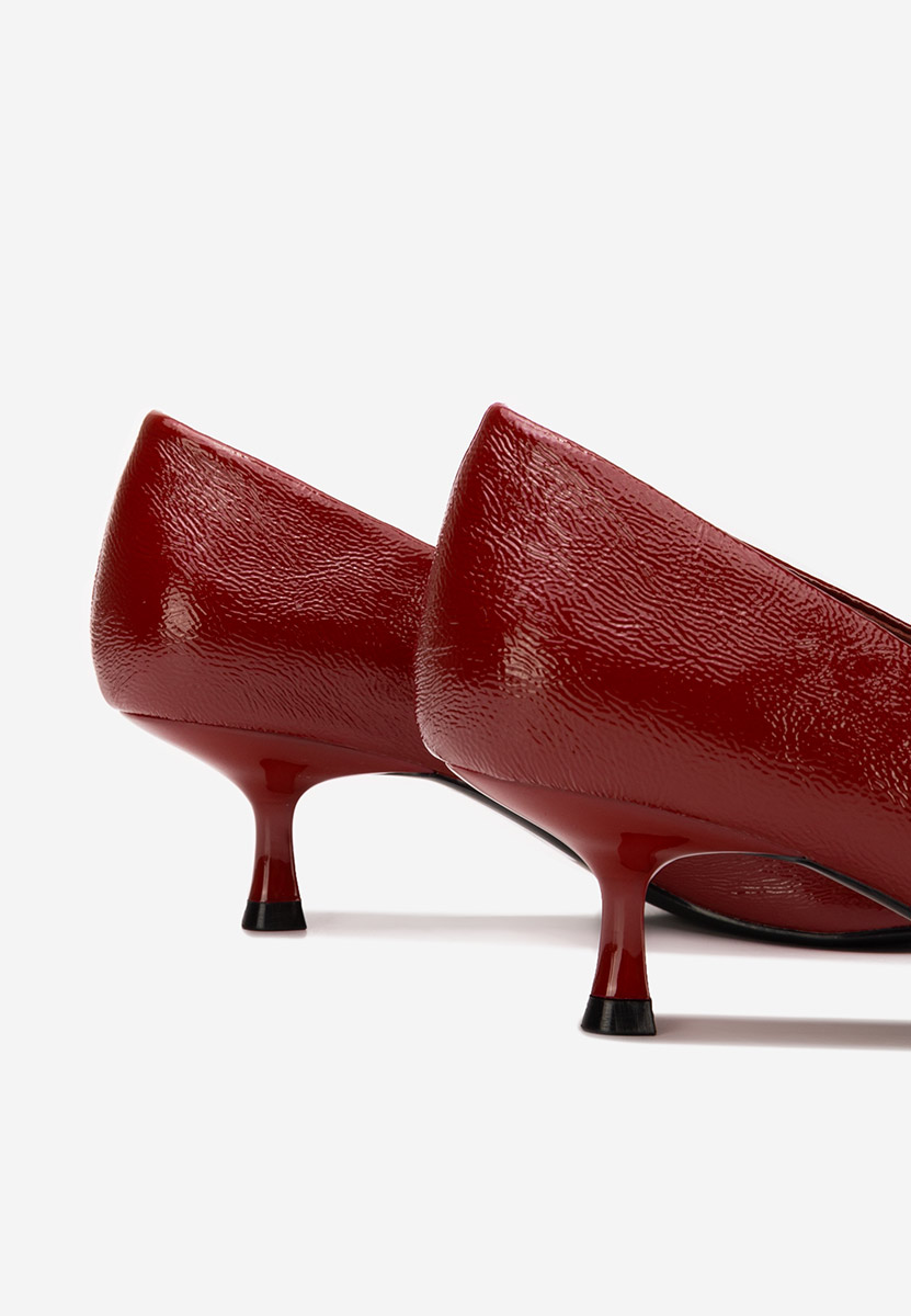 Oбувки на нисък ток Dianela Винено червено