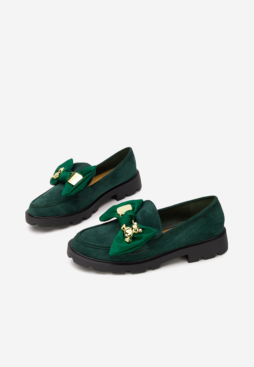 Дамски мокасини Desana зелен