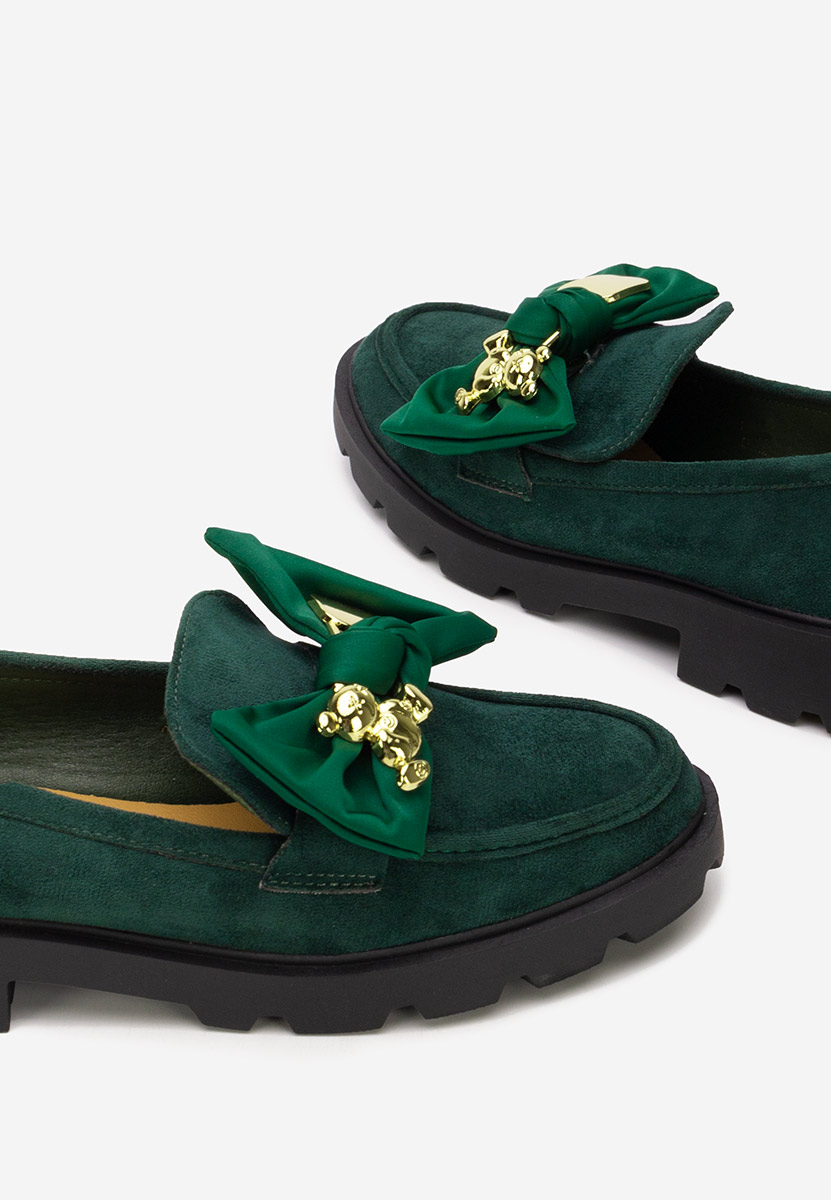 Дамски мокасини Desana зелен