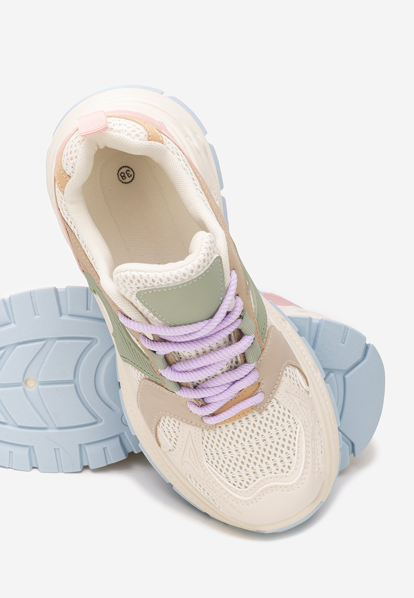 Cникърси на платформа Alfredia многоцветен