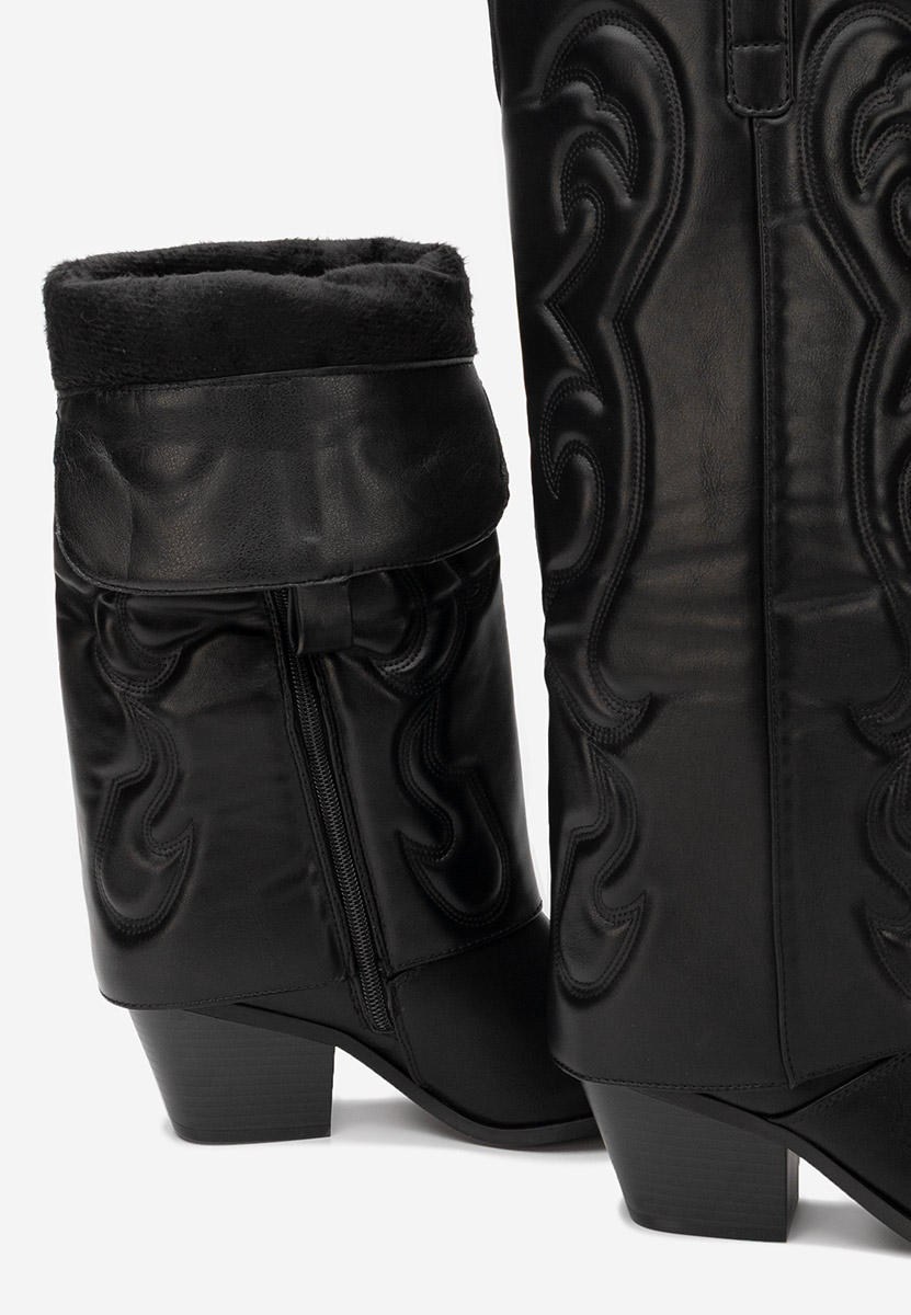 Каубойски ботуши Mioana черен