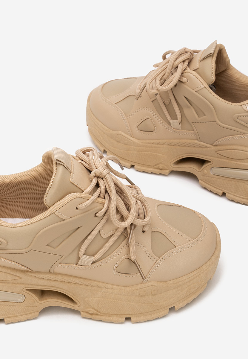 Cникърси на платформа Elpida каки