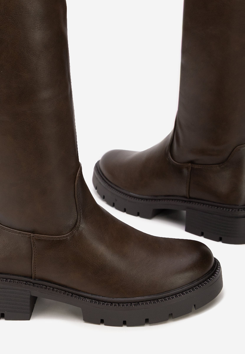 Дамски ботуши Nicoua V2 кафяв