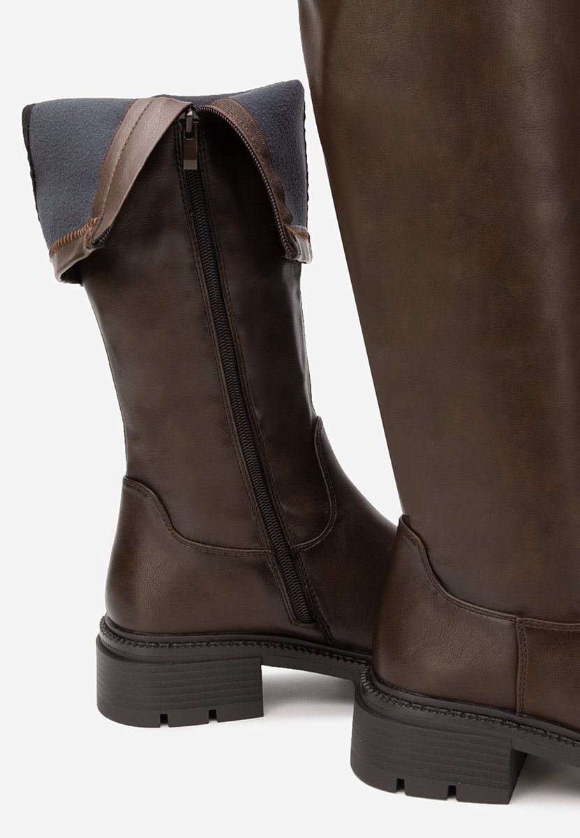 Дамски ботуши Nicoua V2 кафяв