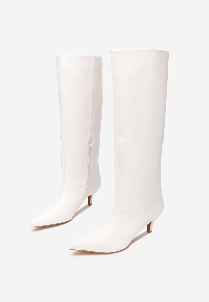 Дамски чизми Brelisa бели