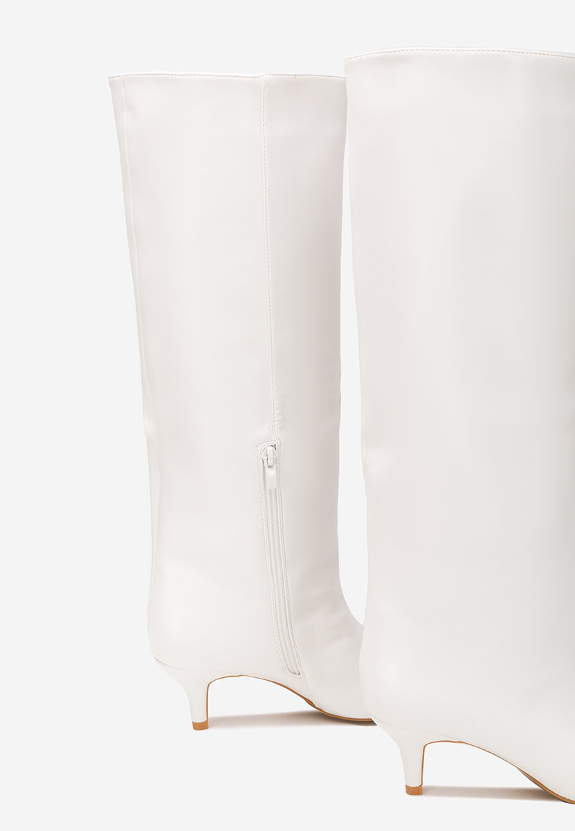 Дамски чизми Brelisa бели