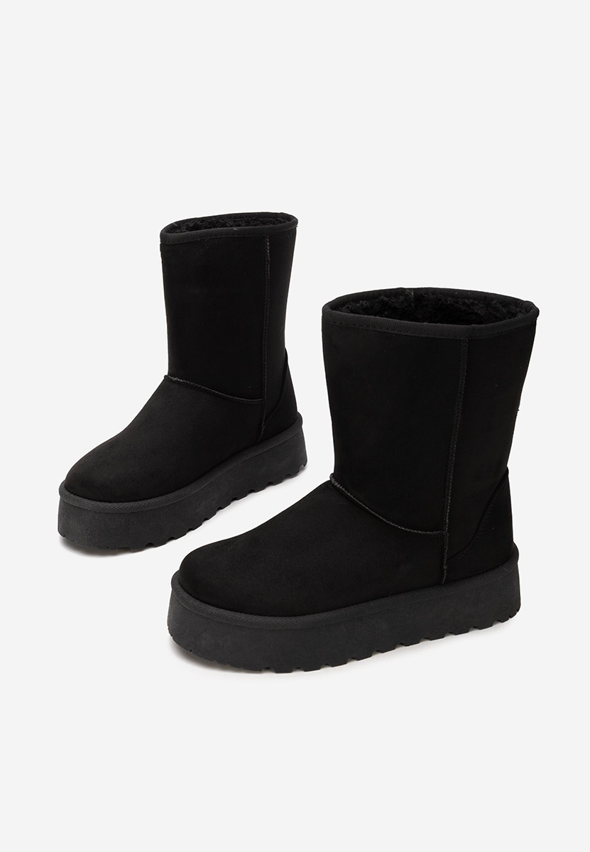 Чизми на платформа Luisana черен