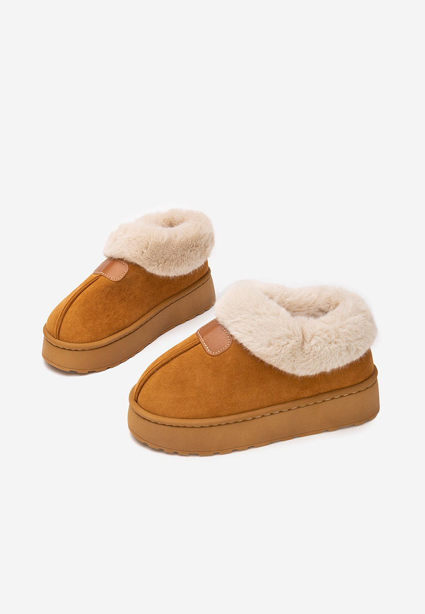 Обувки на платформа Elarva камел