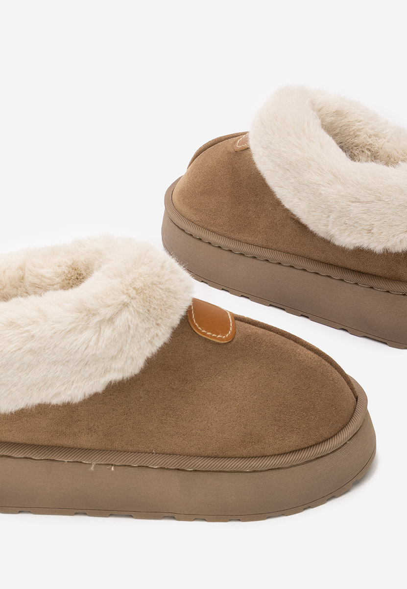 Обувки на платформа Elarva кафяв