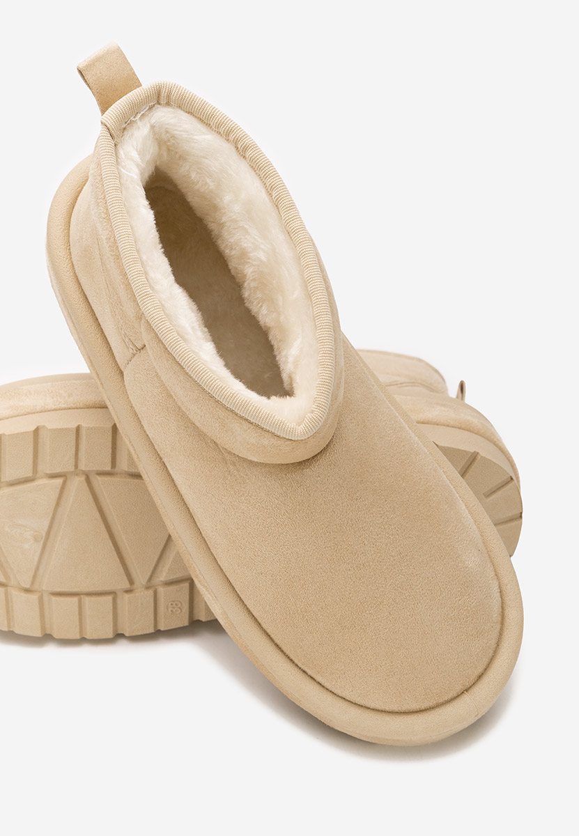 Чизми на платформа Libby бежов