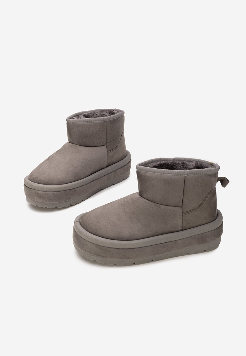 Чизми на платформа Libby сив