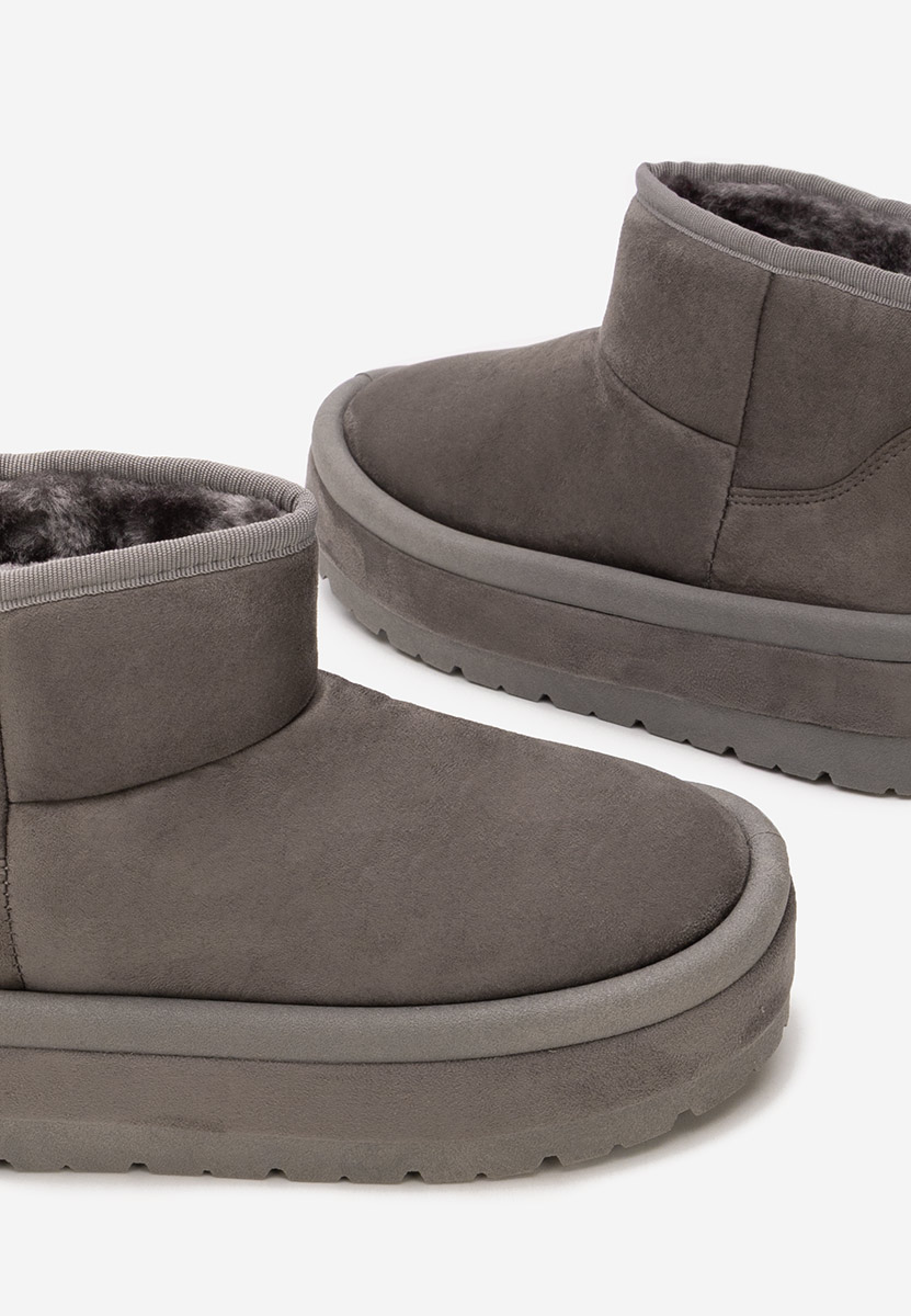 Чизми на платформа Libby сив