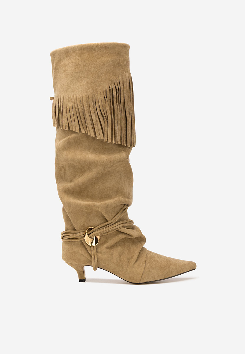 Висок чизми Marcela каки