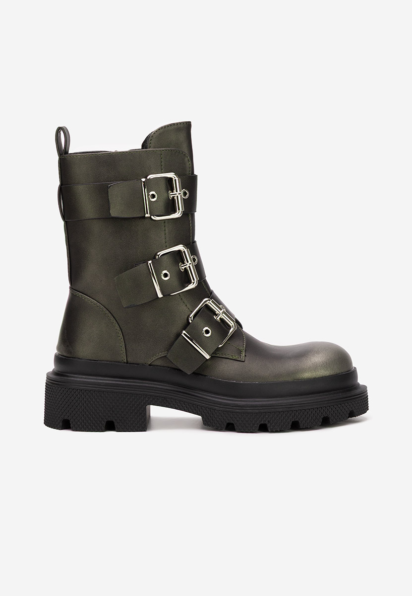 Дамски ботуши Mioala сив