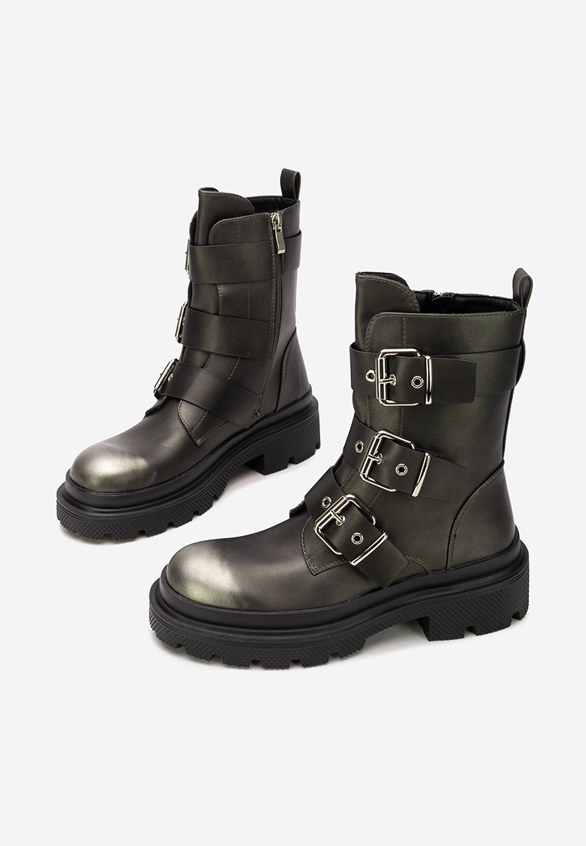 Дамски ботуши Mioala сив