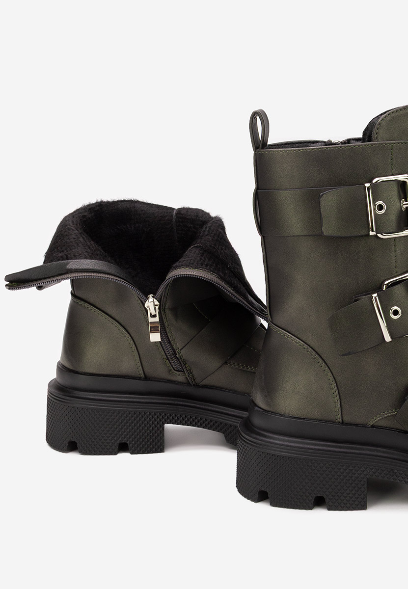 Дамски ботуши Mioala сив