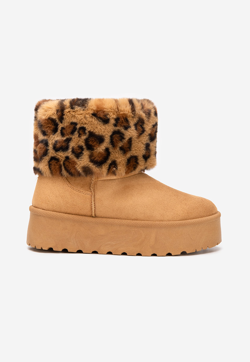 Чизми на платформа Samyra камел