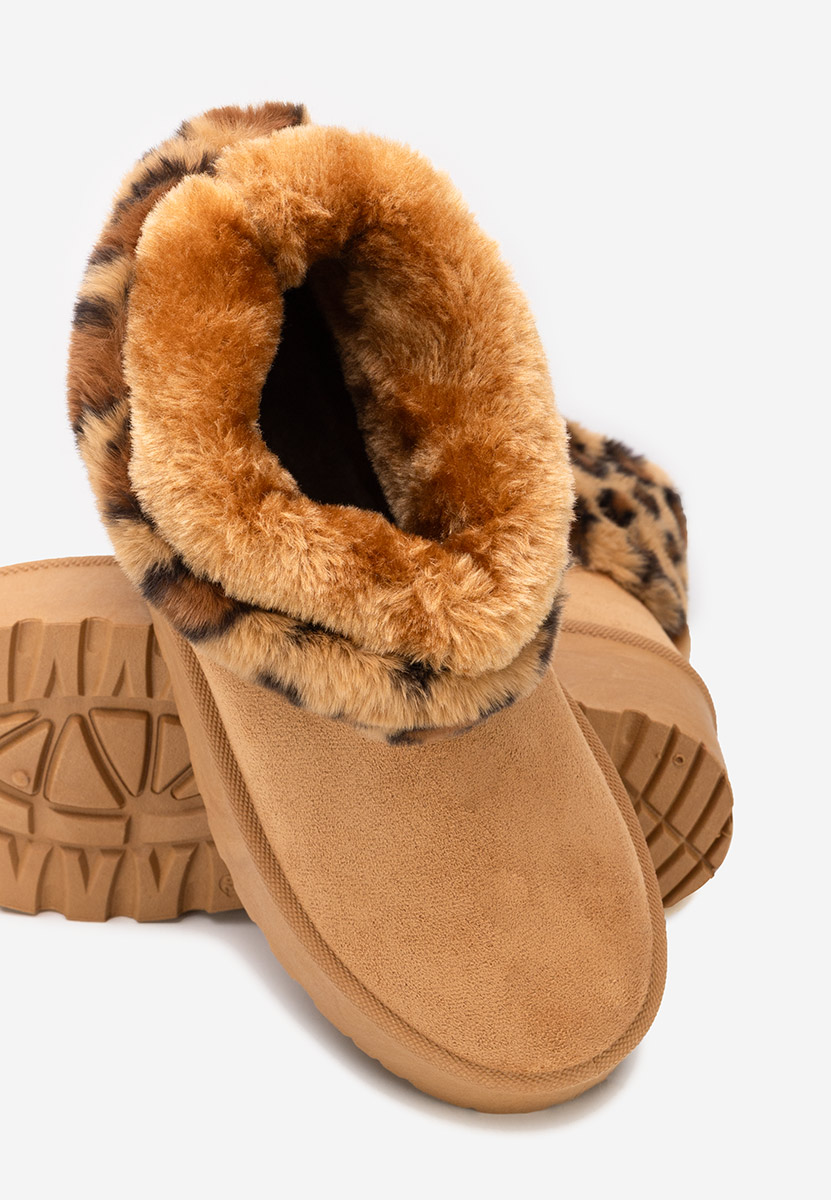 Чизми на платформа Samyra камел