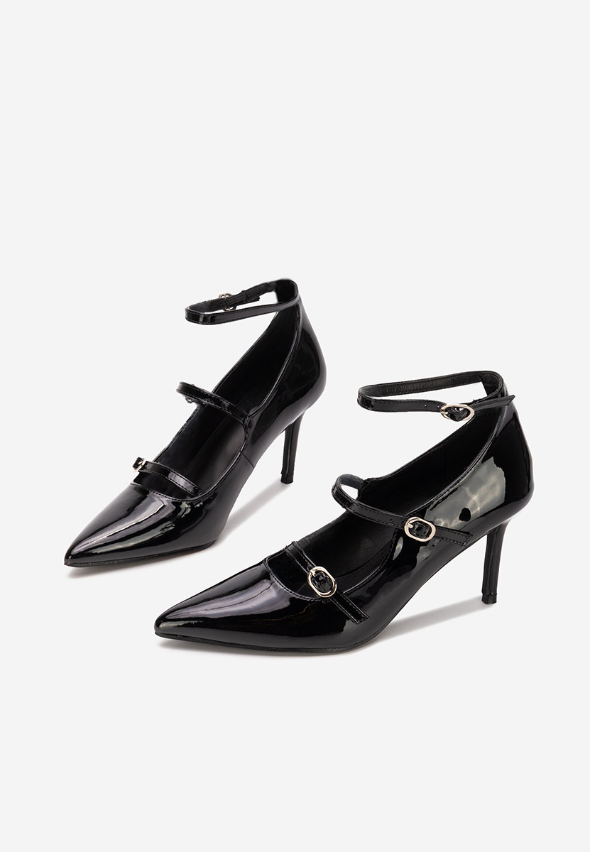Обувки стилето Nonalisa черни