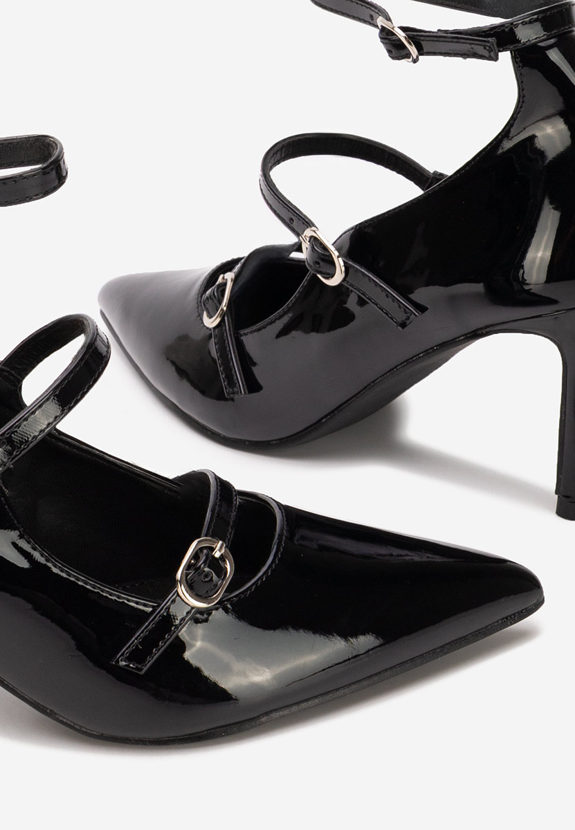 Обувки стилето Nonalisa черни