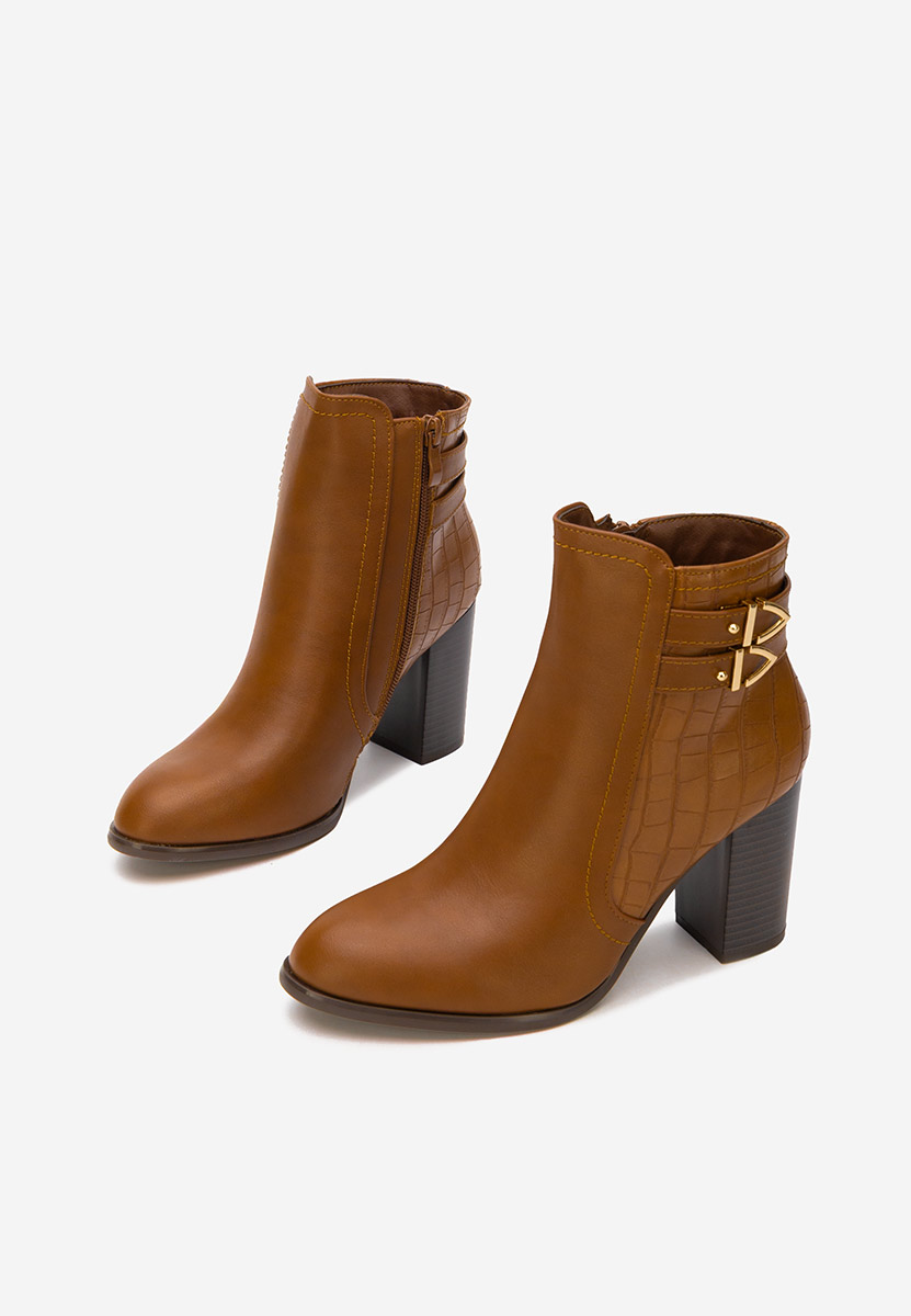 Боти на дебел ток Theodore камел