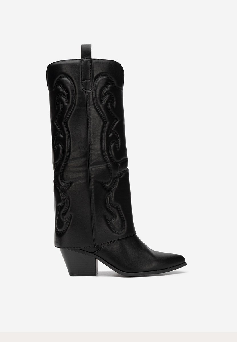 Каубойски ботуши Mioana черен