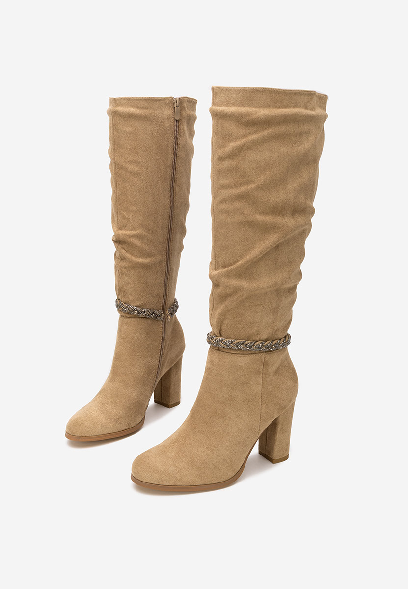 Чизми на ток Denoria каки