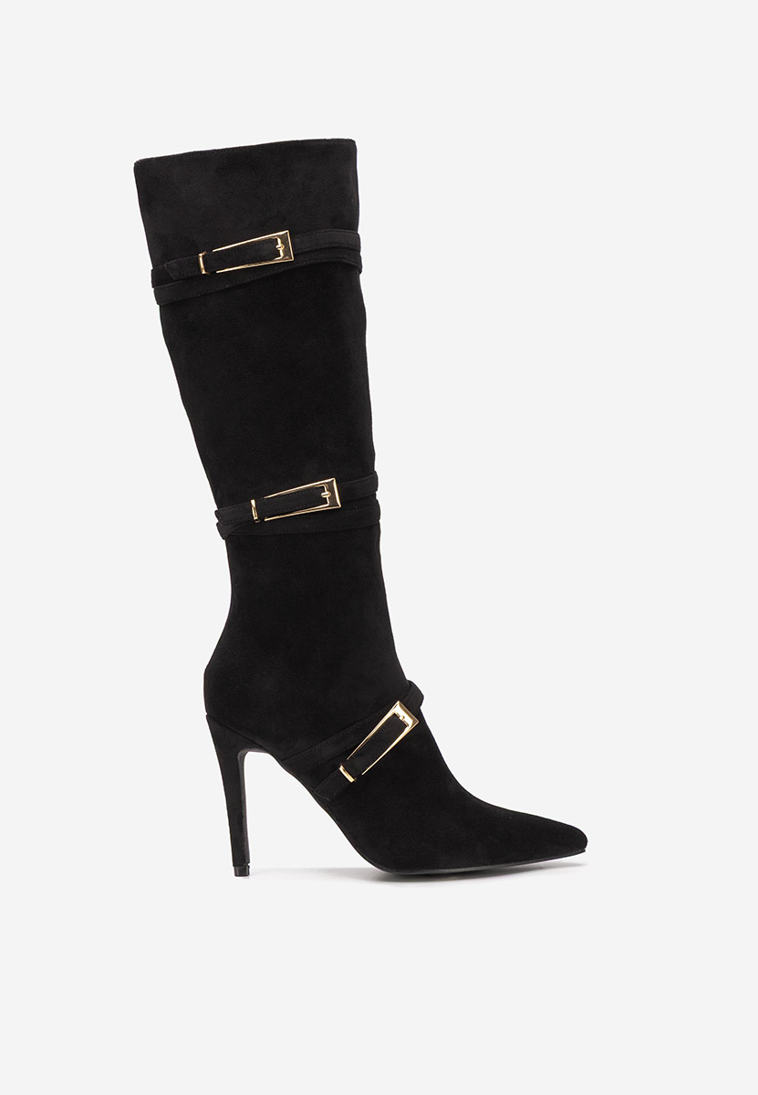 Чизми на ток Ernesia черен