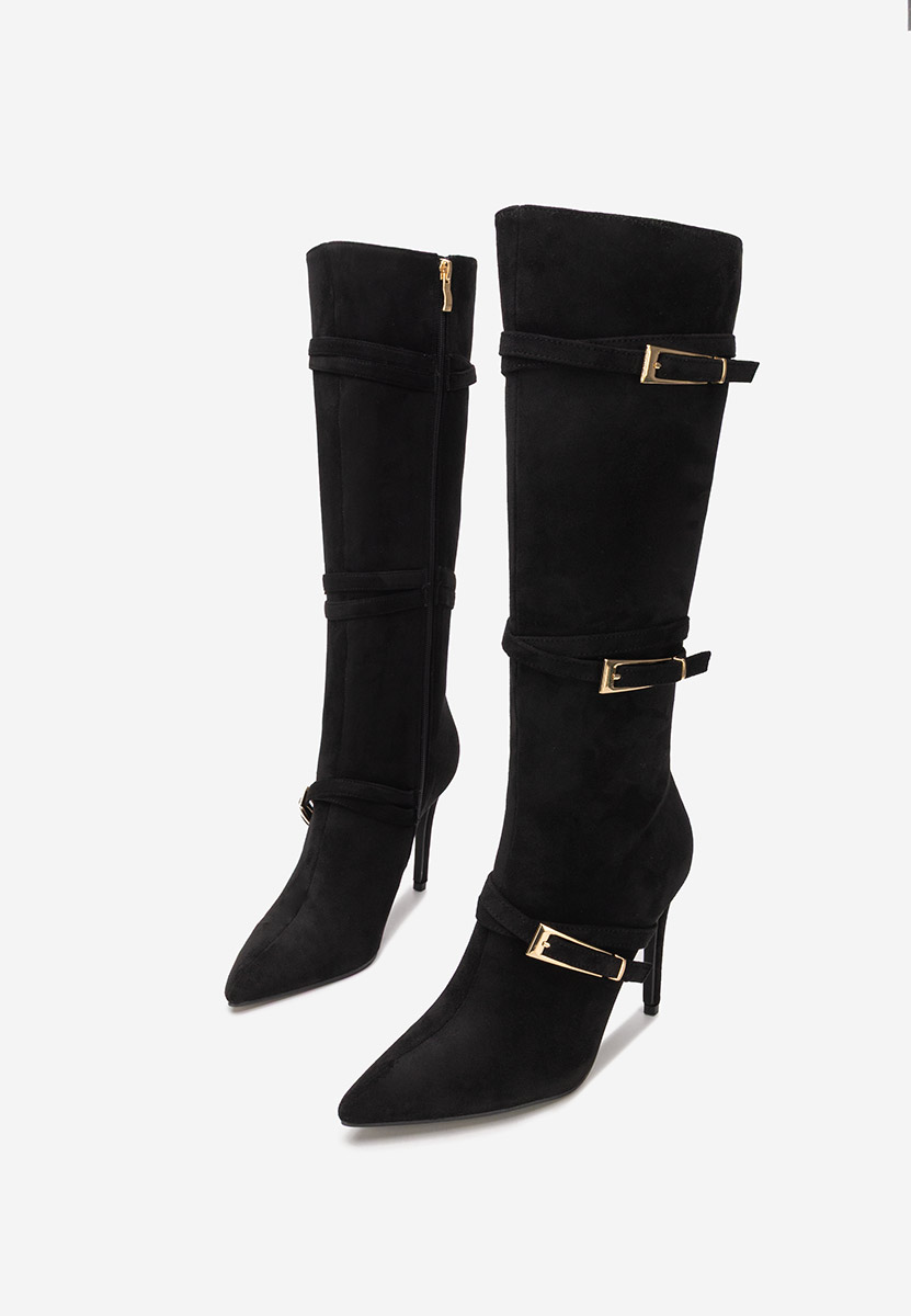 Чизми на ток Ernesia черен