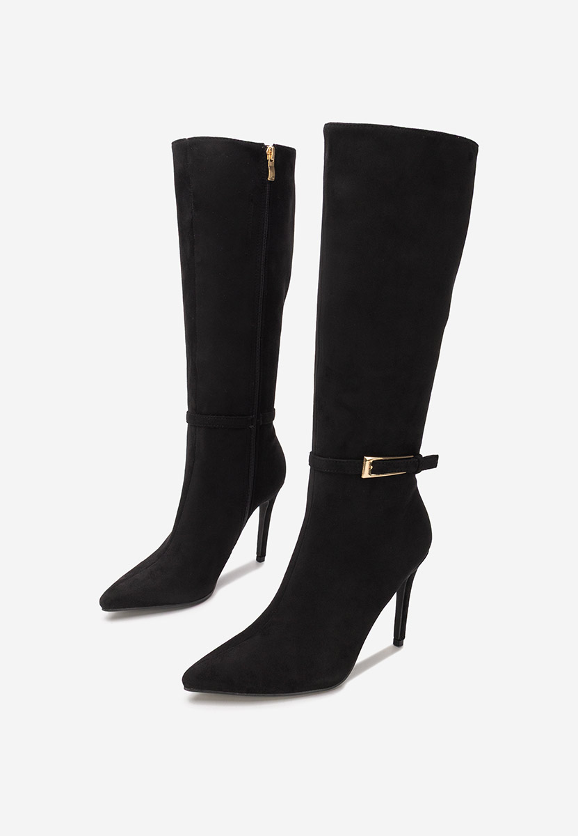 Чизми на ток Narcisia черен