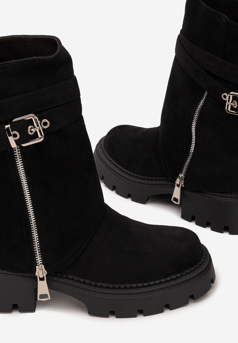 Дамски ботуши Ginesia черен