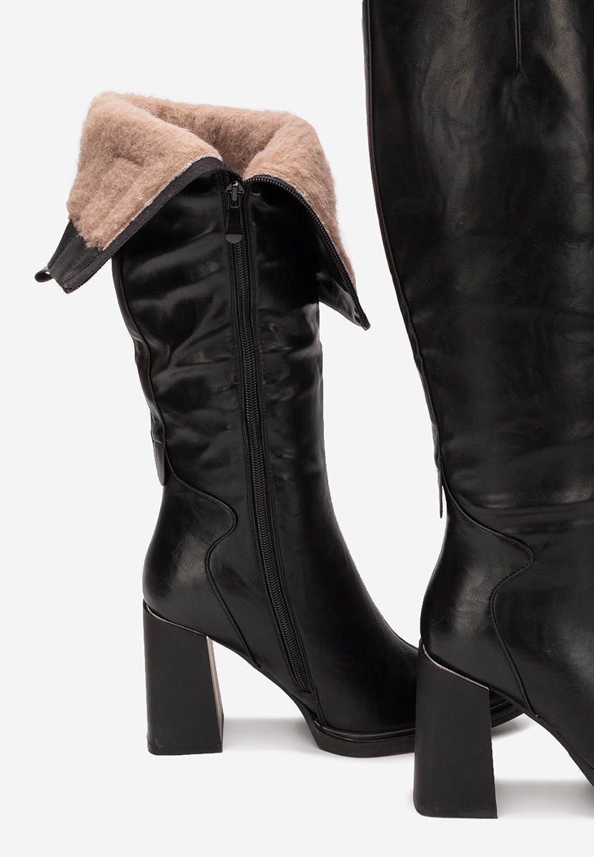 Чизми на ток Ricardia черен