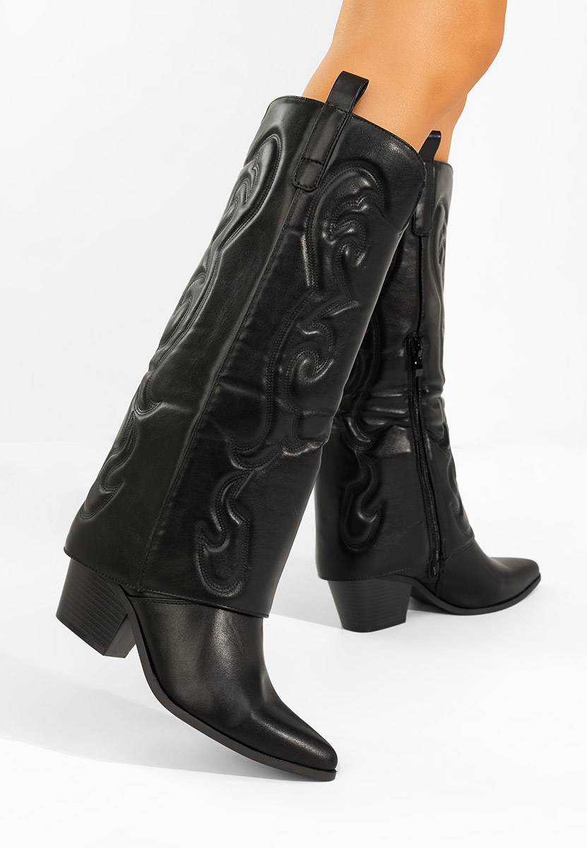 Каубойски ботуши Mioana черен