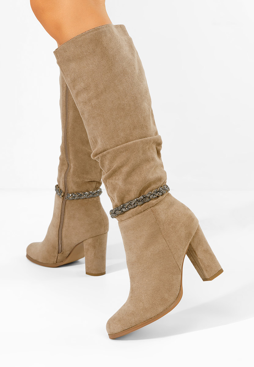 Чизми на ток Denoria каки