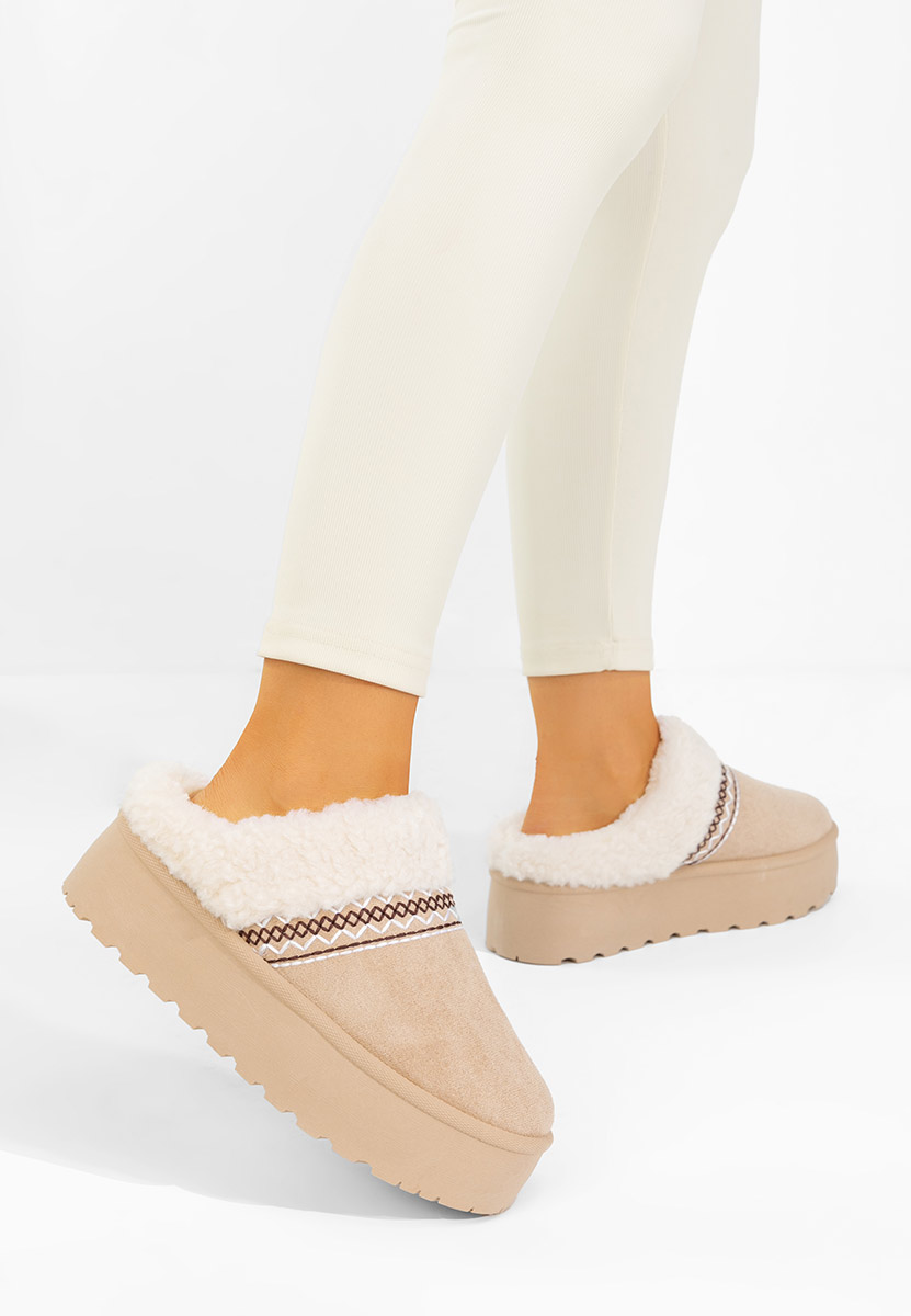 Дамско сабо Anelisse бежов