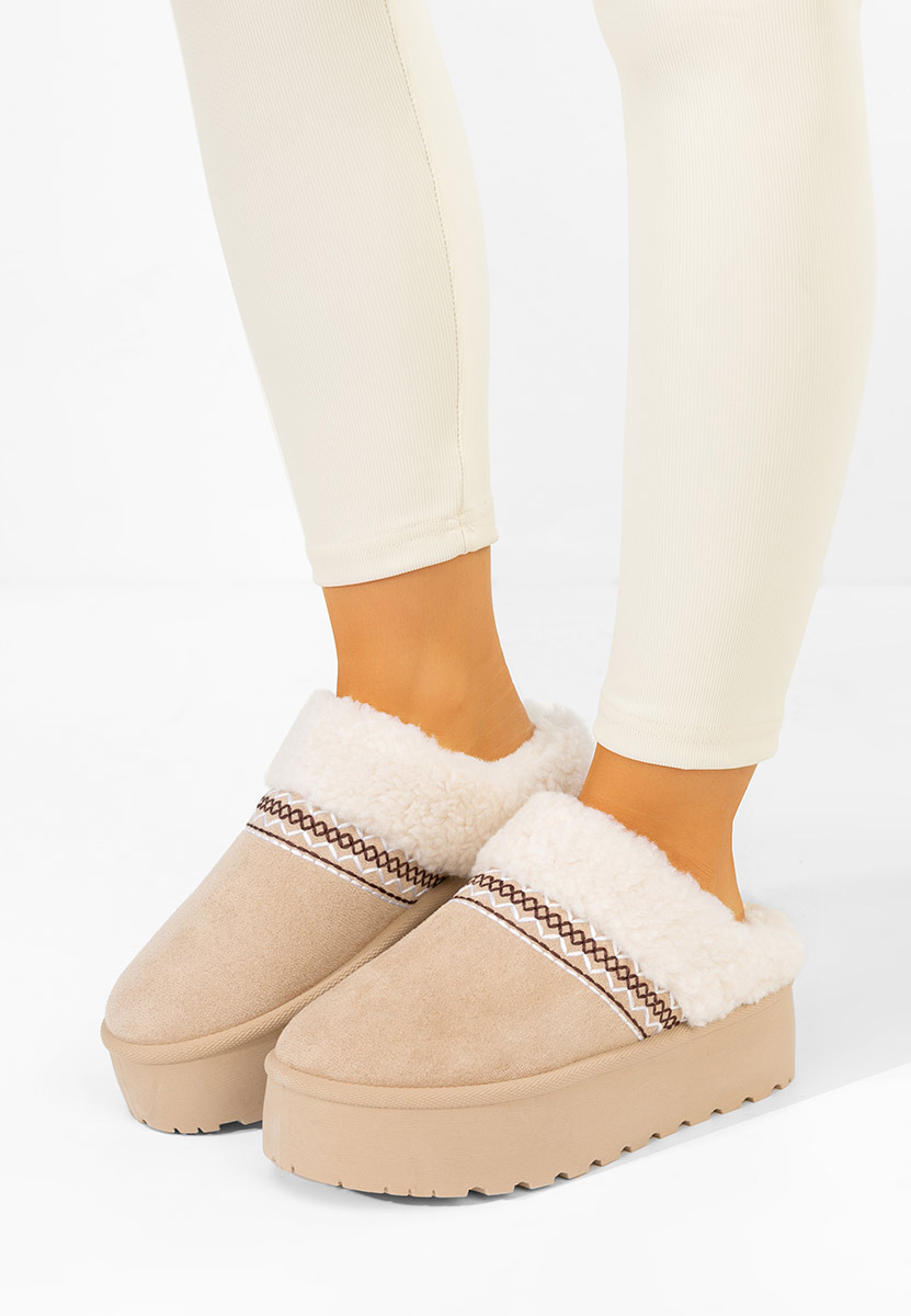 Дамско сабо Anelisse бежов