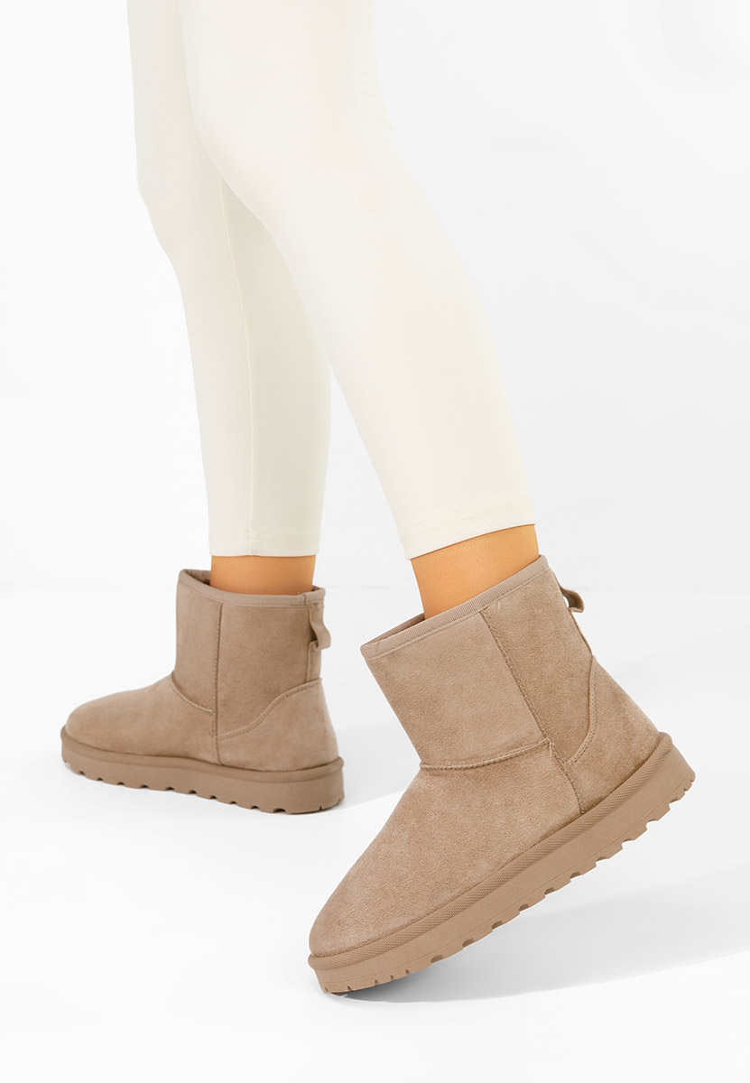 Зимни дамски Ботинки Patty каки