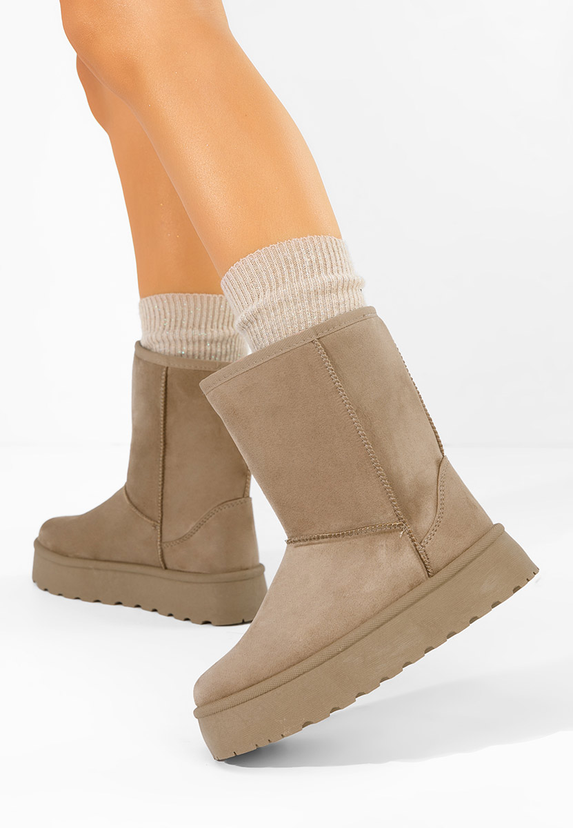 Чизми на платформа Luisana каки