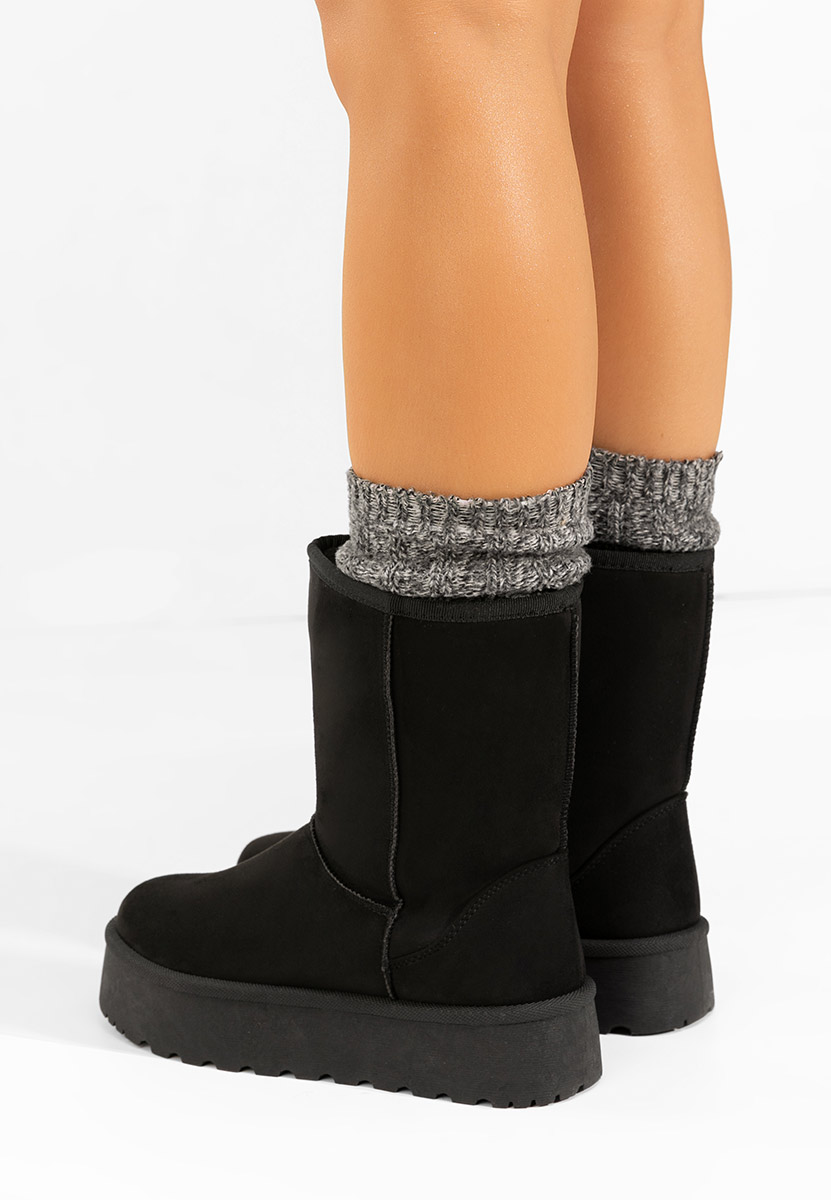 Чизми на платформа Luisana черен