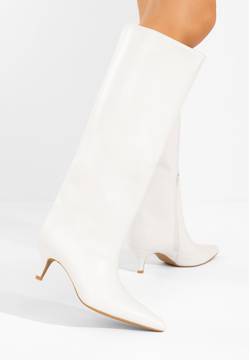 Дамски чизми Brelisa бели