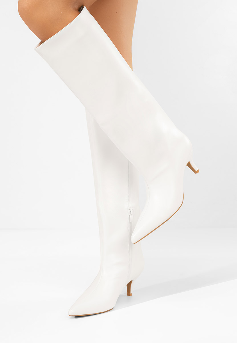 Дамски чизми Brelisa бели