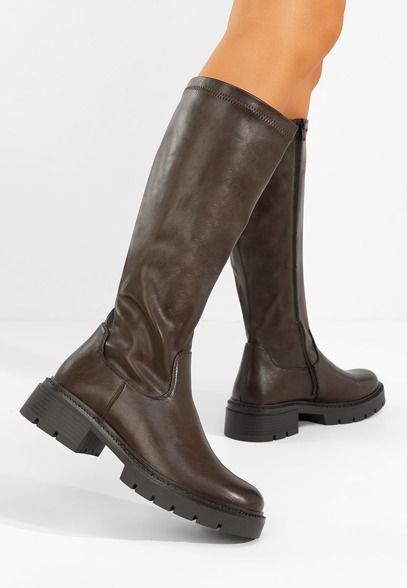 Дамски ботуши Nicoua V2 кафяв