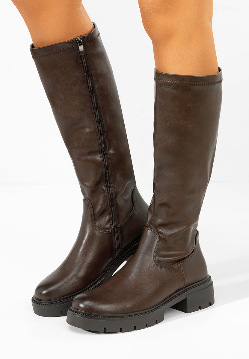 Дамски ботуши Nicoua V2 кафяв