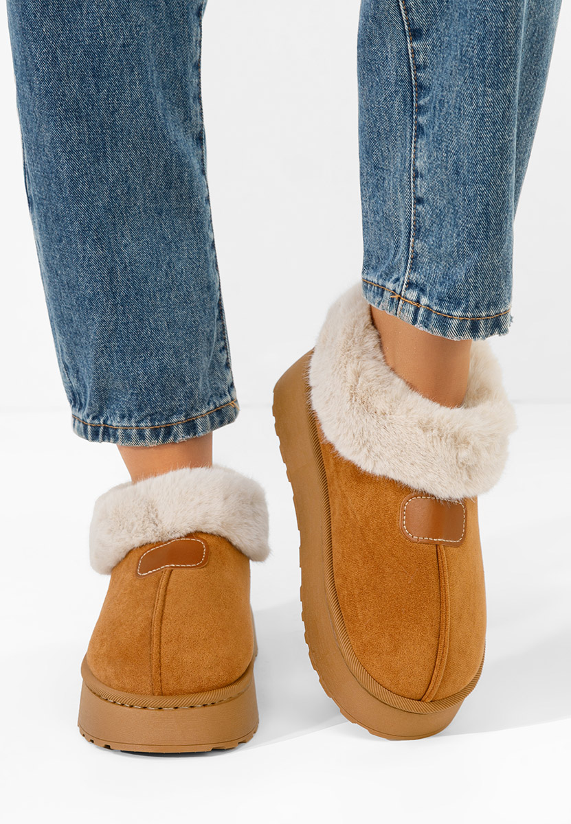 Обувки на платформа Elarva камел