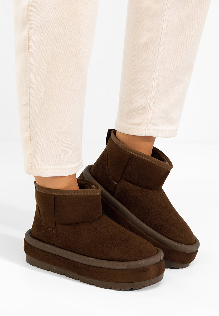 Чизми на платформа Libby кафяв